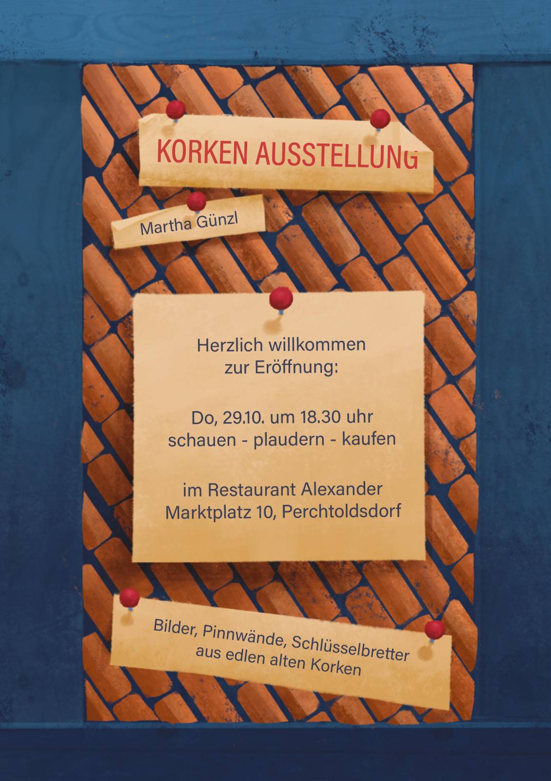 Korken-Ausstellung ab Do, 29.10.2026